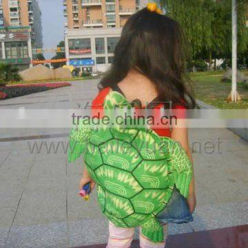 Hot selling Green&red bag toy stuffed turtle toy backpack