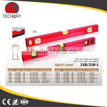 Magnetic Spirit level with Three Vials