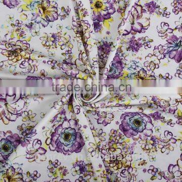 Print Knit Fabric Factory Direct Sale Poly Knit Spandex Print Polyester Printed Fabric photo-2
