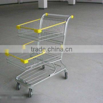 Guangzhou factory basket shopping cart