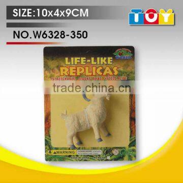 TPR rubber animal sheep model for Kids toys promotion gift
