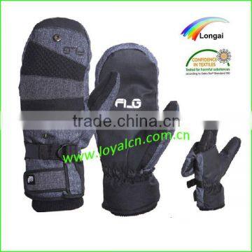 polyester good quality ski gloves waterproof