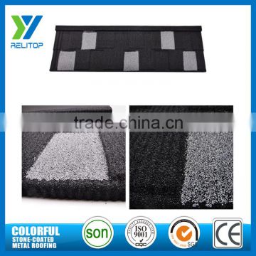 Shingle 2 color stone coated aluminum roof tile