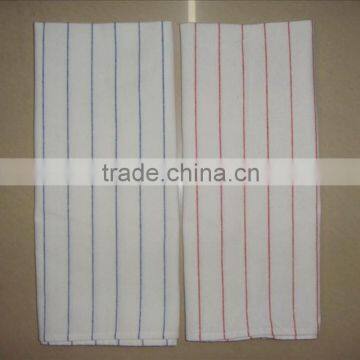 China supplier soft stripe tea towel kitchen towel 100% cotton
