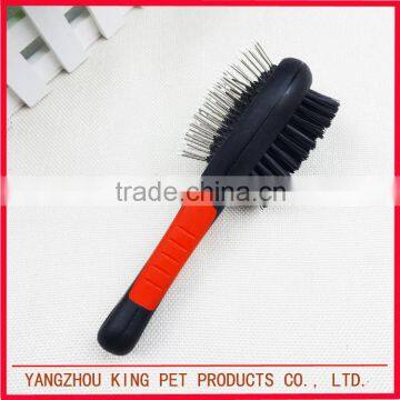 Vacuum Pet Dog Hair Clean Brush Color Plastic Massage Comb photo-4