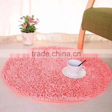 Wholesale Round Design Import Carpet from China Rugs with Chenille Anti Slip Backing,Customized size and color