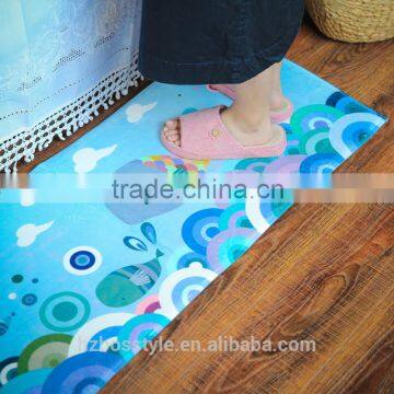 Printed Kitchen Mat Anti-slip Floor Mats 2 Set Rugs Running photo-4