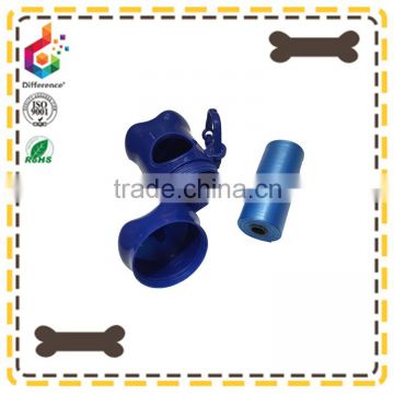 Dark blue customized pet waste bag dispenser