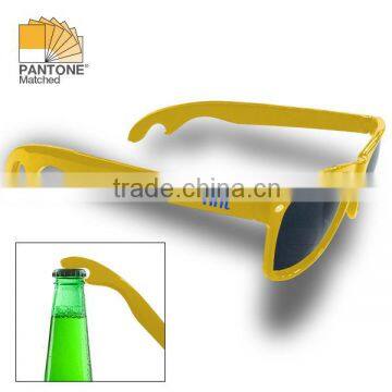 cheap promotional PC bottle opener sun glasses