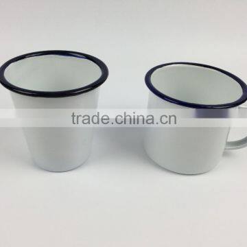 Carbon Steel Enamel Cup,White Enamel Cup,Enamel Tea Cup,Carbon Steel Mug,carbon Steel Enamel Water Cup,carbon Steel Jug, photo-3