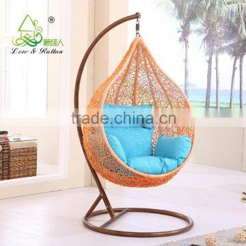 Rattan Resin Wicker Hanging Indoor Swing Chair with Stand                        
                                                Quality Choice