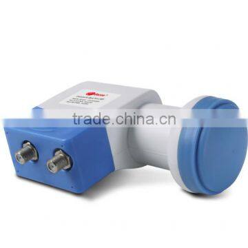 digital HD satellite universal ku-band/c-band twin lnbf/ two pin lnb /strong/best/OEM lnb /satellite dish lnb