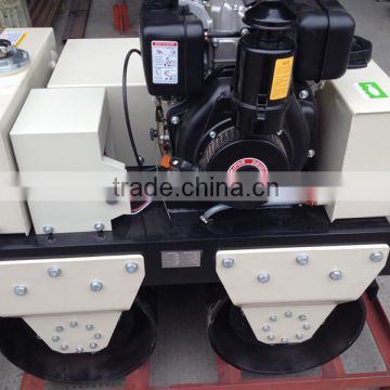 2015 Hot-sell Walk Behind Double Drum Mini Vibratory Tamping Roller Asphalt Diesel Kipor Vibratory Roller