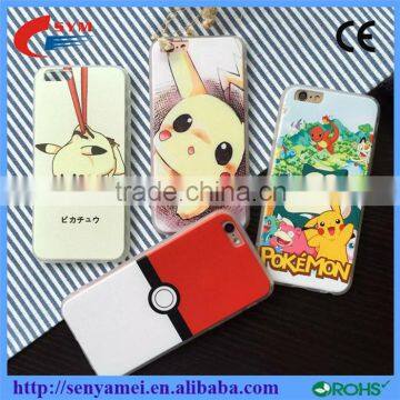 lastest pokemon cartoon ultra thin cute tpu case for iphone 6 6s plus