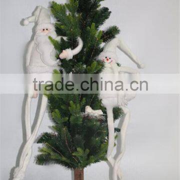 XM-A6096 42 inch santa and elf or snowman with tree for christmas decoration