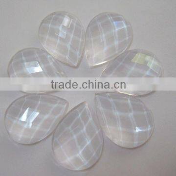 Wholesale gemstone natural crystal pear cabochon faceted jewelry