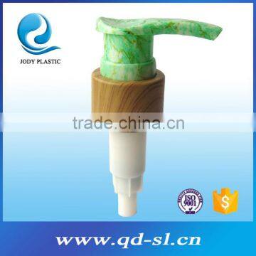 Hot Sale 24/410 Wooden Plastic Pump for Face Care Lotion