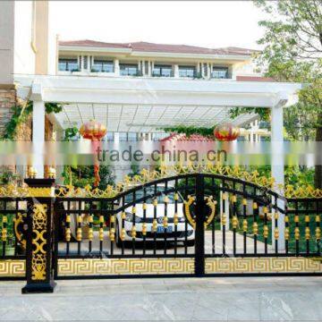 Direct Factory Price Modern Metal Garden Gate With Different Powder Coating Colors Surface