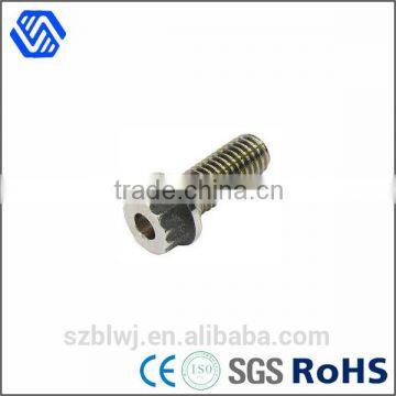 high strength full thread carbon steel safty bolt anti theft 12 point flange bolt