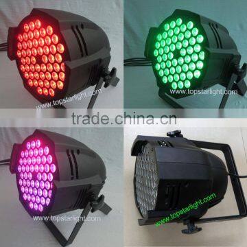 China's alibaba wholesale price high quality led par 64 rgb led 54 3W led par dj disco lights