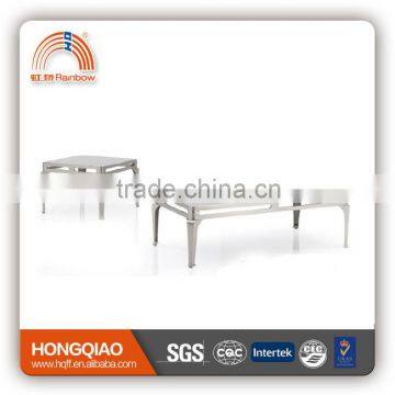 CT-09ET-09coffee table in glass table top stainless steel tea table end tables