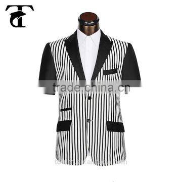 latest coat pant men suit safari suit for men MTM short sleeve men suit