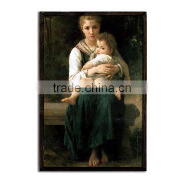 Ferrous religious craft angel wall plaque