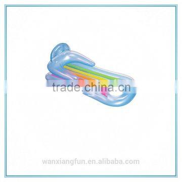 PVC Flocked Inflatable Sofa Lounge, Inflatable Flocked Couch