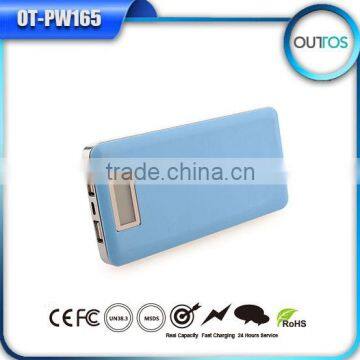 Super slim power bank 12000mah polymer battery for mobile phone