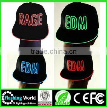 Clients First Reputation First Convenience Goods Baseball Caps With Led Lights