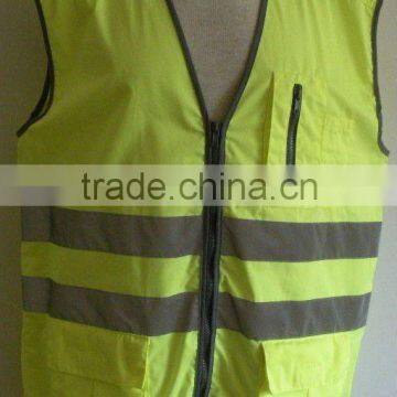 Fluorescent Yellow Safety Vest