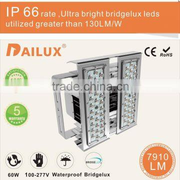 High lumens ip66 120lm/w efficency 60w 2 modules led high bay lighting solutions