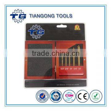 High quality gold color glass and tile drill in plastic box