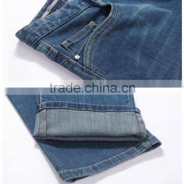 Light Blue Men Jeans Fashion Autumn Apring Cotton 4 Pocket Vintage Blue Basic Mens Denim Jeans With Skinny Leg and 3d Whiskers photo-4