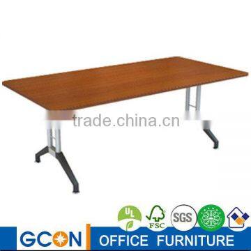 office desk modern meeting table with nickle metal legs