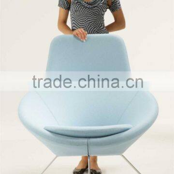 Conic lounge chair with headrest Conic lounge chair Conic tub chair on pedestal base for living room H-10HB