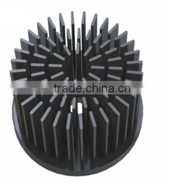 LED anodizing round aluminum cold forging heatsink