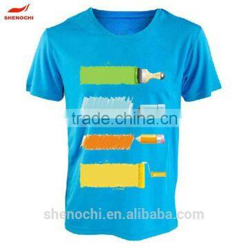 Hot selling made in China OEM 100% Polyester quick dry brand new fashion custom print fashion t-shirt