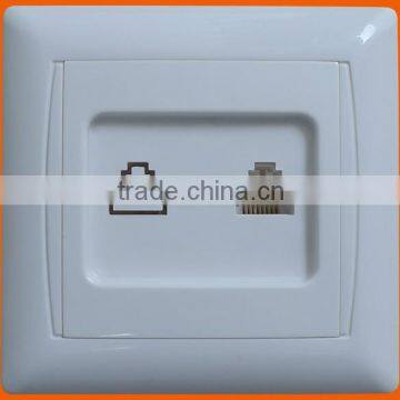 European style flush mounting RJ45 internet socket (F6011)