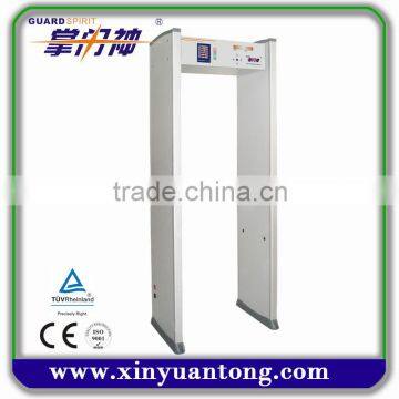 New high sensitivity temperature scanner walk through metal detector price,best metal detector machine