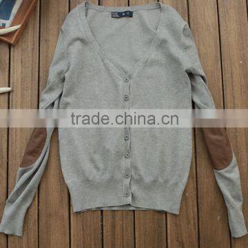 women's newest fashion long sleeve knitted cotton stock cardigan