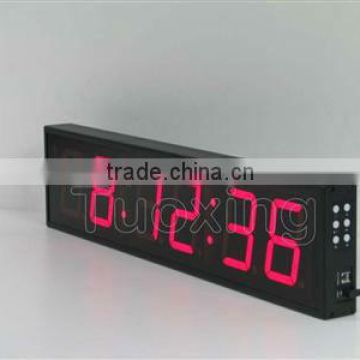 4 inch 6 digit wall digital count down/up timer