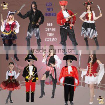 Halloween costume adult and kids pirate costume dress party costumes                        
                                                Quality Choice