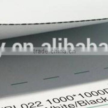 800g PVC flex banner hot laminated & coated white/black/white PVC material