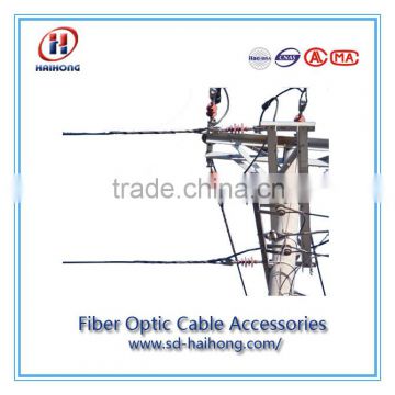 Cable protecting bars preformed Dead-end Clamp for short span ADSS