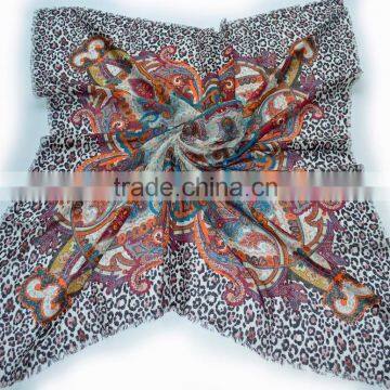 square wool paisley shawls scarfs