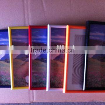 PVC plastic photo frame 4x6,5x7,6x8,8x10
