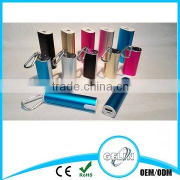 mini key chain power bank with led light