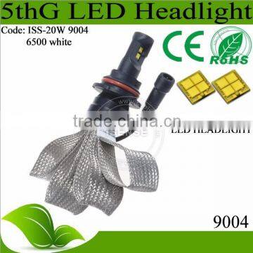 Led headlight kit newest fanless auto led bulb 9004 wholesale aftermarket in Guangzhou