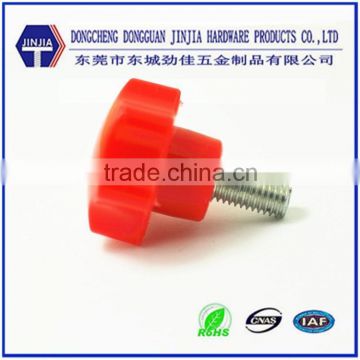 Hand tighten hexagon plastic head screw for furniture